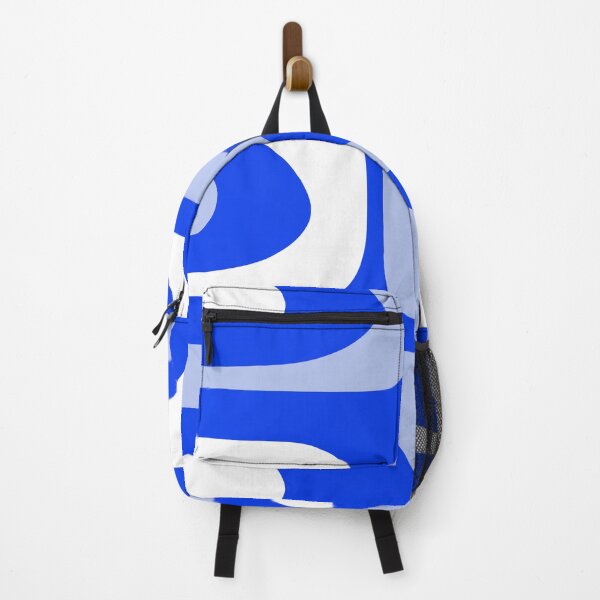 Item preview, Mid Century Modern Piquet Abstract Pattern Royal Blue designed and sold by kierkegaard.