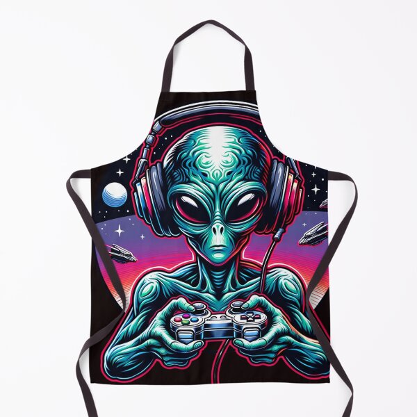 Item preview, Extraterrestrial Alien Being Playing Video Games designed and sold by wheresthekarma.
