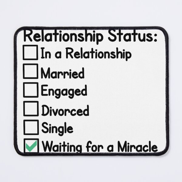 Item preview, Relationship Status, Funny Typography Quote designed and sold by DesginPro.