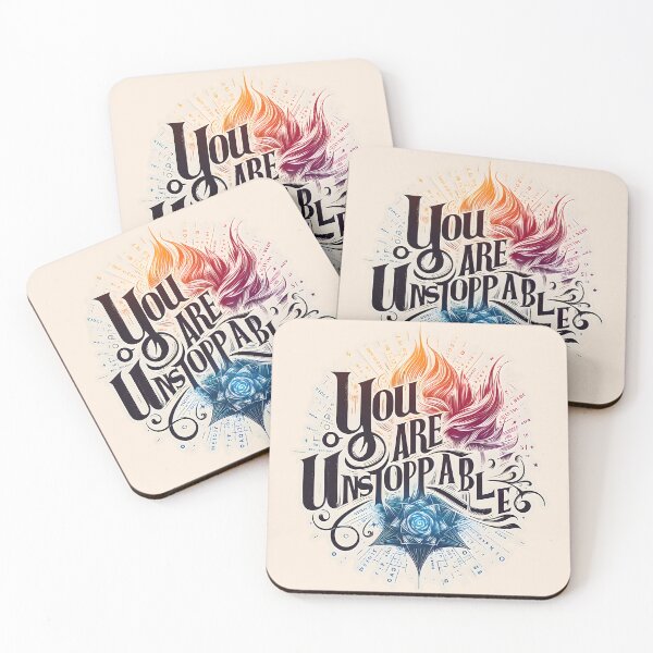 Item preview, You are unstoppable, typography designed and sold by maxmaj.