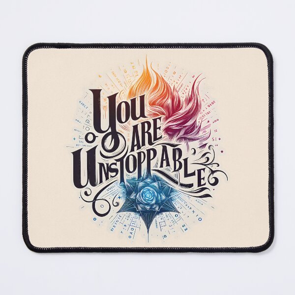 Item preview, You are unstoppable, typography designed and sold by maxmaj.
