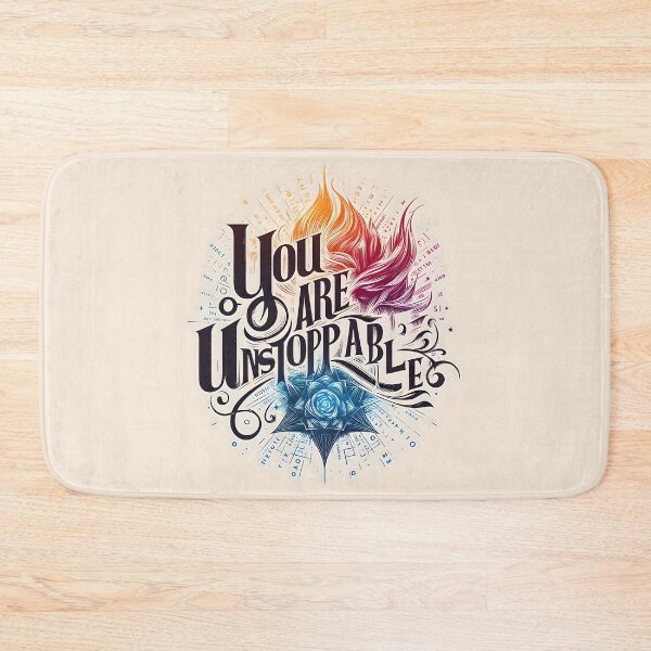 Item preview, You are unstoppable, typography designed and sold by maxmaj.