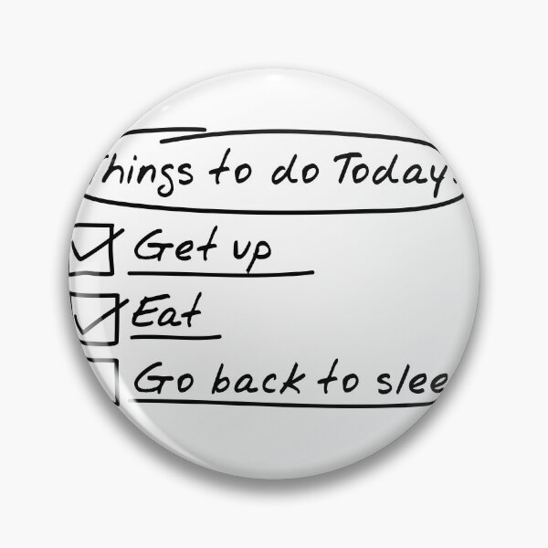 Item preview, Things to Do Today, Funny Typography Quote designed and sold by DesginPro.