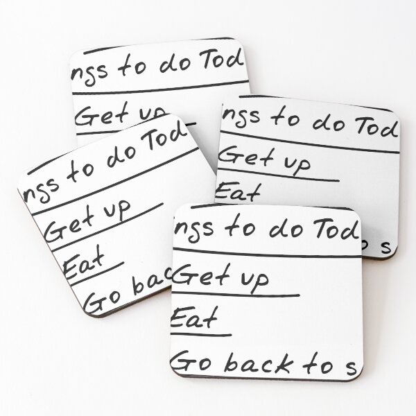 Item preview, Things to Do Today, Funny Typography Quote designed and sold by DesginPro.