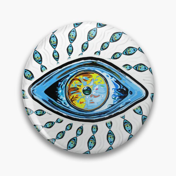 Item preview, Multi-Eyeman-Cyan designed and sold by Klaus Bremner (Autotelic Art).