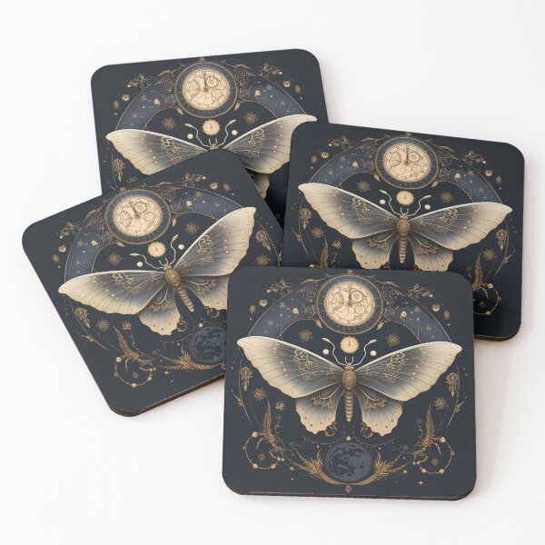 Item preview, Celestial Moth Time Moon Phases Butterfly designed and sold by Heather  Wheeler.