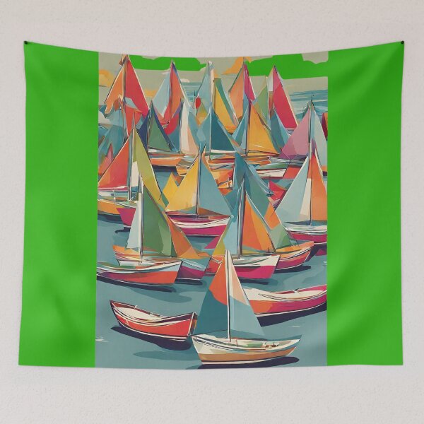Item preview, Sailing Boats and row boats clustered  designed and sold by Andykinoz.