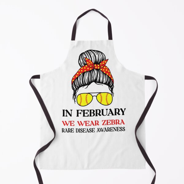 Item preview, In February We Wear Zebra For Rare Disease Awareness Vintage designed and sold by roboartpixel.