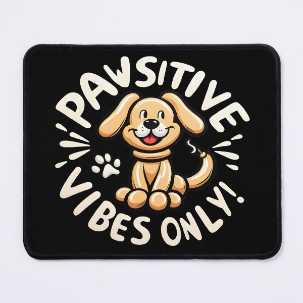 Item preview, Ballon Dog Pawsitive Vibes Only! designed and sold by Designowner.