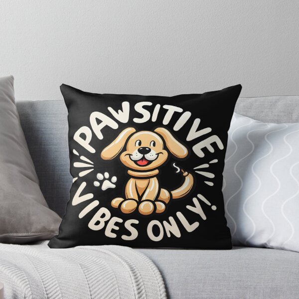 Item preview, Ballon Dog Pawsitive Vibes Only! designed and sold by Designowner.