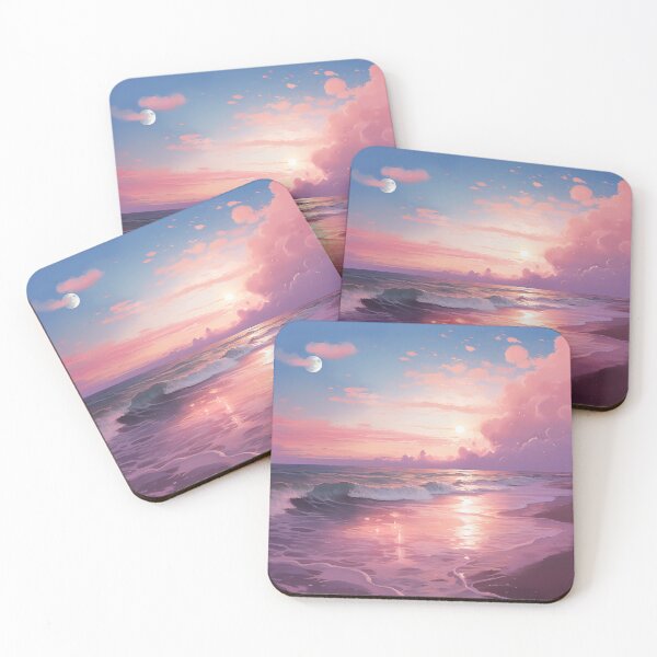 Item preview, Pink Sunset at the Beach designed and sold by Ese Isa.