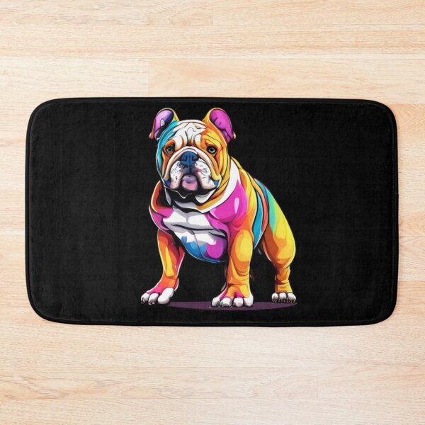 Item preview, Technicolor English Bulldog designed and sold by PrintsBySarahB.