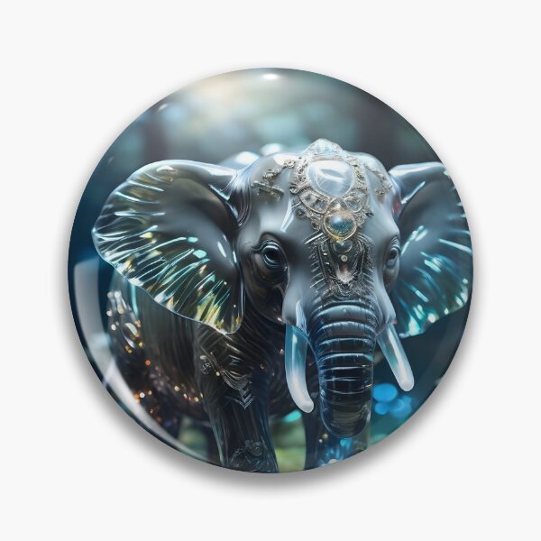 Item preview, Glass translucent elephant -1 designed and sold by WalterGomes.