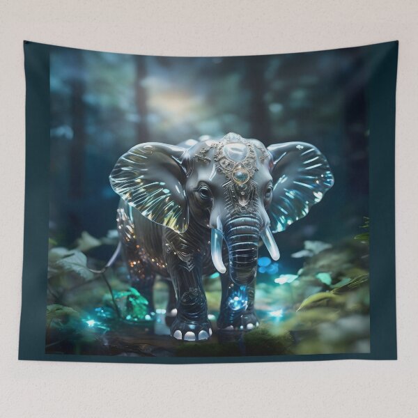 Item preview, Glass translucent elephant -1 designed and sold by WalterGomes.
