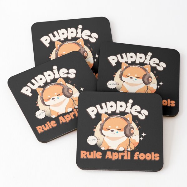 Item preview, Puppies Rule April fools- April 1st Puppy-Fools Day designed and sold by ButterflyDsgns6.