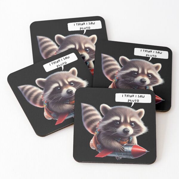 Item preview, Rocket Raccoon’s Space Adventure - Whimsical Astronaut Design designed and sold by Designowner.