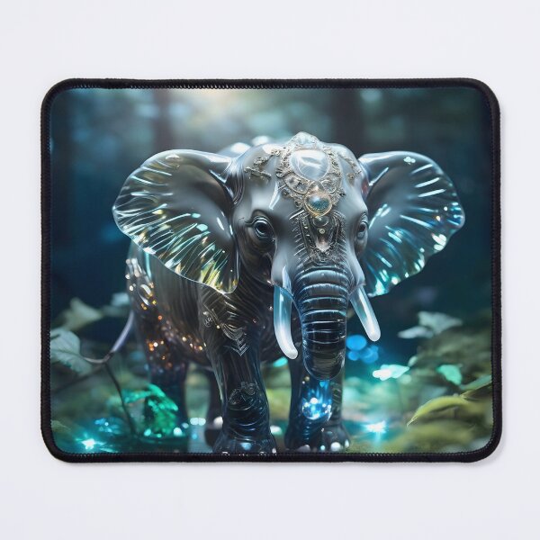 Item preview, Glass translucent elephant -1 designed and sold by WalterGomes.