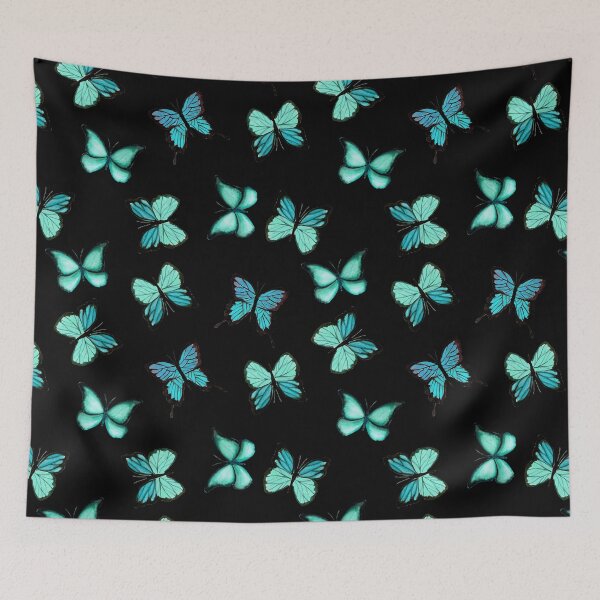 Item preview, Blue Green Butterflies  designed and sold by Motogetsu.