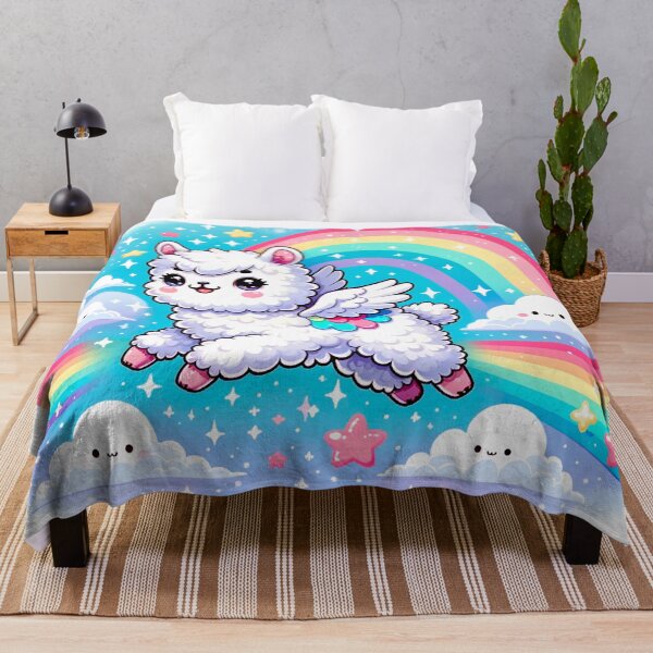 Item preview, Celestial Cuddles: The Llama Angel Among Stars designed and sold by fabinthelab.