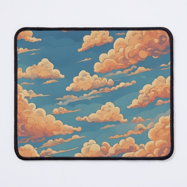 Item preview, cloud patterns: a harmony of yellow clouds. designed and sold by cloudartage.