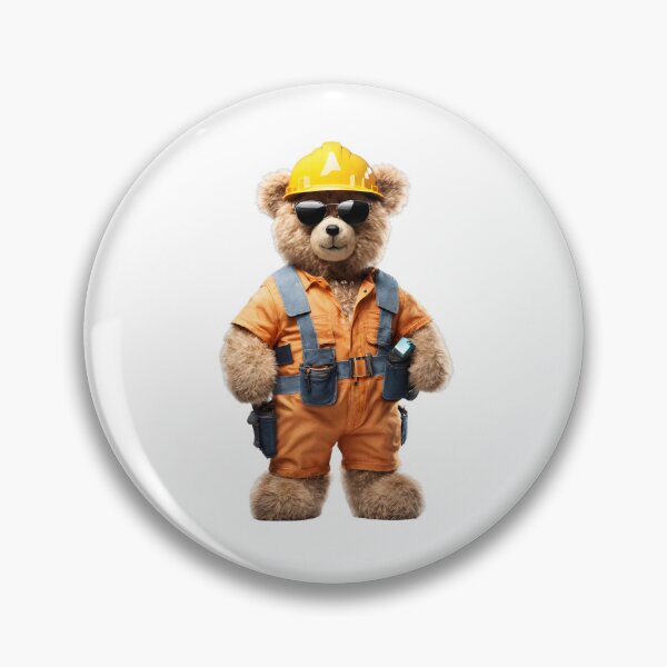 Item preview, Construction Worker Teddy Bear designed and sold by Fredster1966.