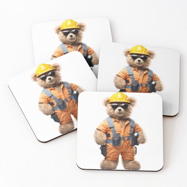 Item preview, Construction Worker Teddy Bear designed and sold by Fredster1966.