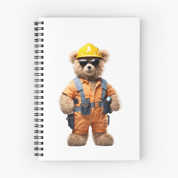 Item preview, Construction Worker Teddy Bear designed and sold by Fredster1966.