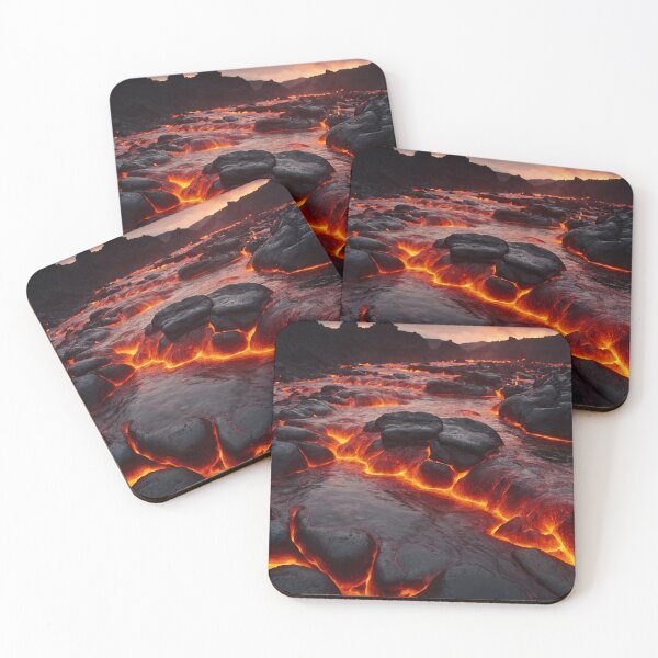 Item preview, Volcano Magma River designed and sold by SassyArtistry.