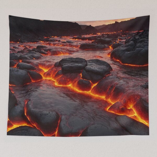 Item preview, Volcano Magma River designed and sold by SassyArtistry.