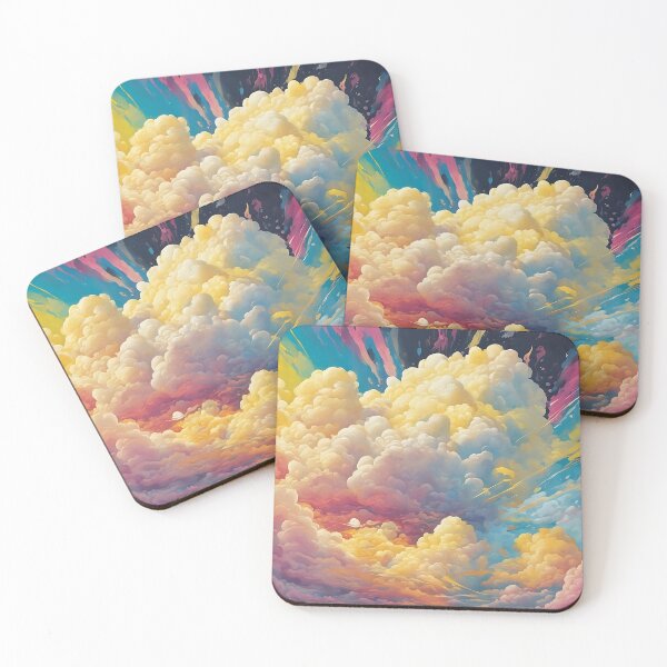 Item preview, cloud patterns: a canvas of clouds. designed and sold by cloudartage.
