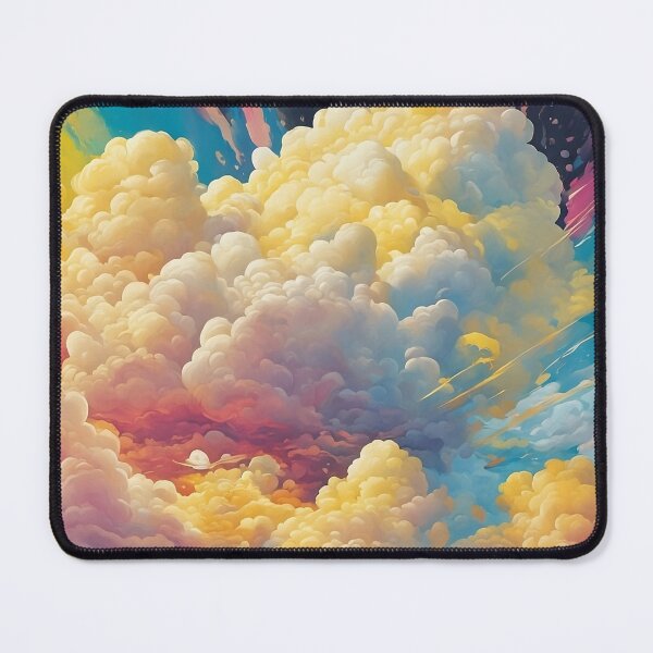 Item preview, cloud patterns: a canvas of clouds. designed and sold by cloudartage.
