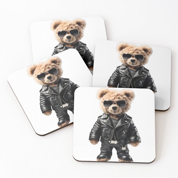 Item preview, Leather Biker Teddy Bear designed and sold by Fredster1966.