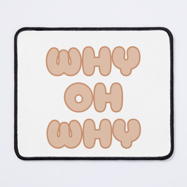 Item preview, Why Oh Why Minimalist Beige Quote Font Design designed and sold by minahsuka.