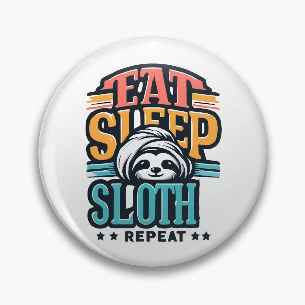 Item preview, Eat Sleep Sloth Repeat - Fun Sloth Lover designed and sold by Designowner.