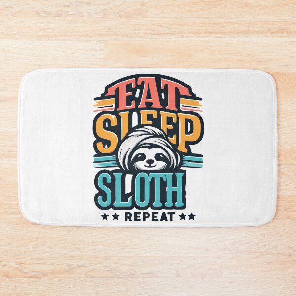 Item preview, Eat Sleep Sloth Repeat - Fun Sloth Lover designed and sold by Designowner.