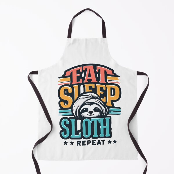 Item preview, Eat Sleep Sloth Repeat - Fun Sloth Lover designed and sold by Designowner.