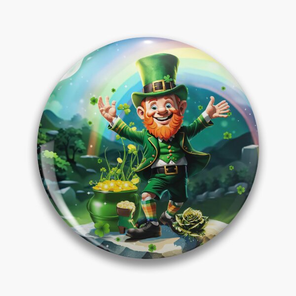 Item preview, Funny happy  leprechaun designed and sold by nicky2342.