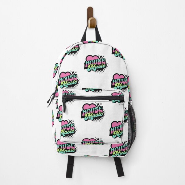 Item preview, HOUSE MUSIC - Y2K Retro Heart (black/lime/pink) designed and sold by Discothreadz.
