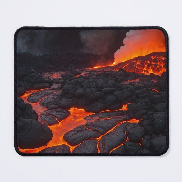 Item preview, Magma Volcano River On Fire designed and sold by SassyArtistry.