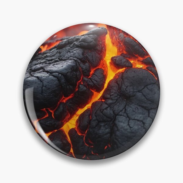 Item preview, Lava Magmatic Rocks - Little Volcano River  designed and sold by SassyArtistry.