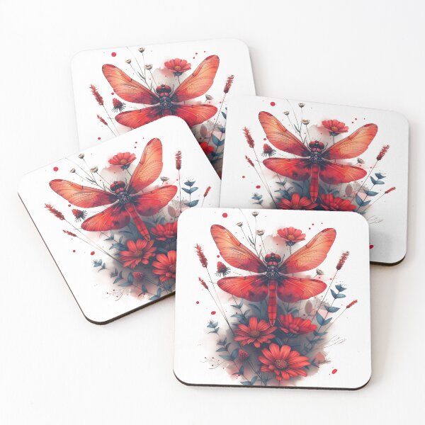 Item preview, Dragonfly Mystical Nature Red designed and sold by FenixRiver.