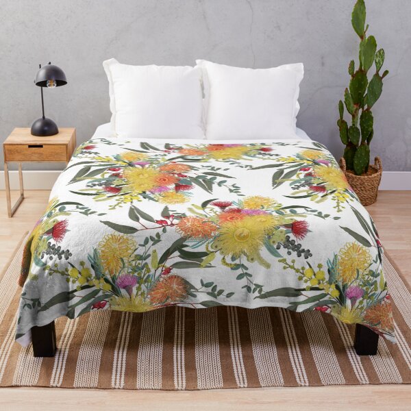 Item preview, Australian Summer Bush Blooms Pattern designed and sold by Sketchbook Designs.