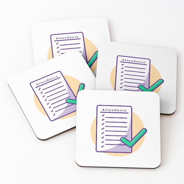 Item preview, Efficient Attendance: Cartoon Checklist Illustration designed and sold by hjian8219.
