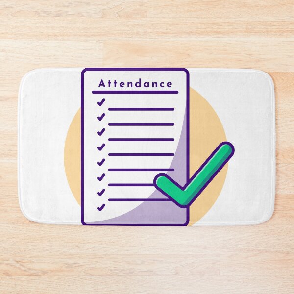 Item preview, Efficient Attendance: Cartoon Checklist Illustration designed and sold by hjian8219.