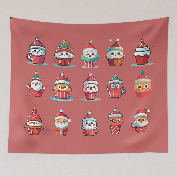 Item preview, Coffe Cake Christmas humorous cartoon xmas cattitude art designed and sold by Firas Aljazzar.