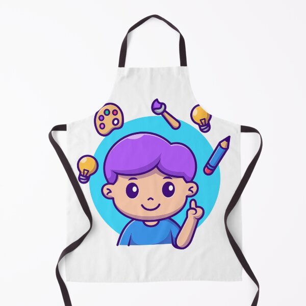 Item preview, Inspired Artistry: Cute Boy with Painting Idea designed and sold by hjian8219.