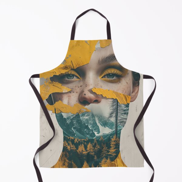 Item preview, Mountain Double Exposure Woman | Nature Fusion Portrait Art designed and sold by VUK VESOVIC.