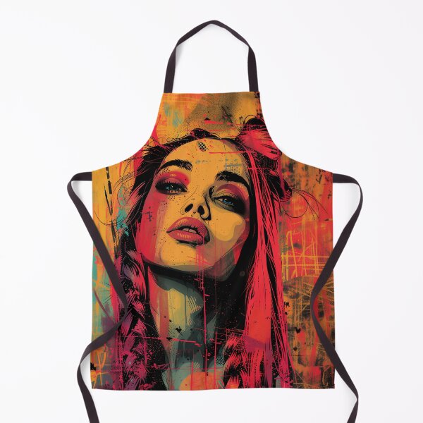 Item preview, Pink Makeup Woman Portrait | Bold Pop Art Glamour Print designed and sold by VUK VESOVIC.