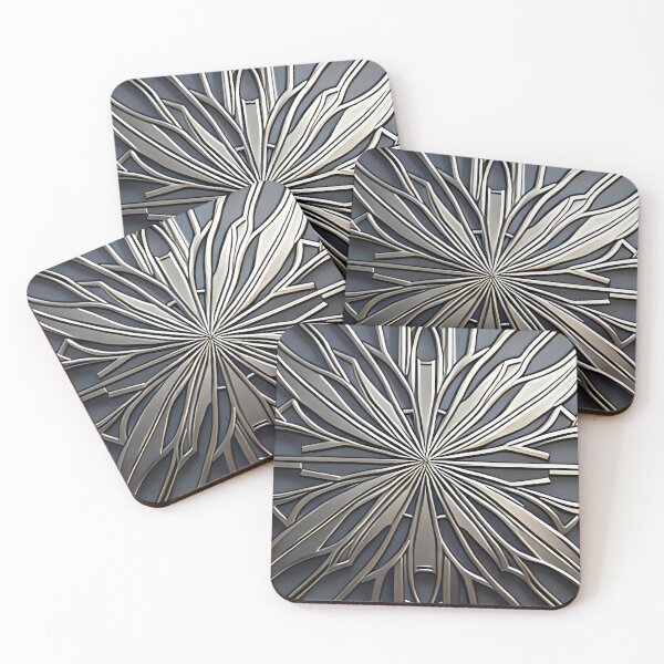 Item preview, silver art deco style 011 designed and sold by fleesphotos.
