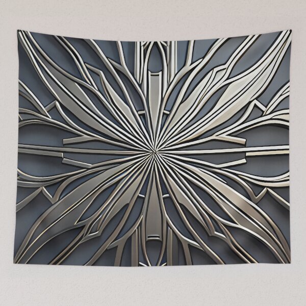 Item preview, silver art deco style 011 designed and sold by fleesphotos.